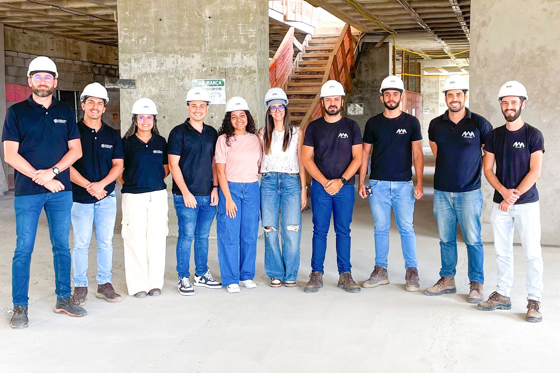 Visita técnica dos alunos de Engenharia Civil da Asces